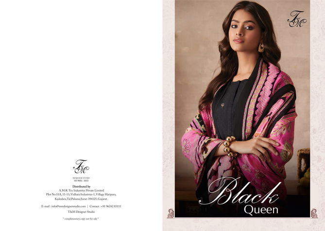 Black Queen By Sahiba Printed Dress Material Catalog